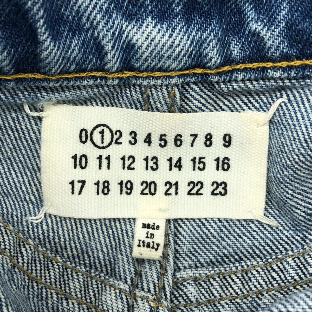 Maison Margiela / 메종 마르젤라 | PANTS 5 POCKETS 슬래시 디테일 데미지 가공 데님 팬츠 | 38 | 인디고 |