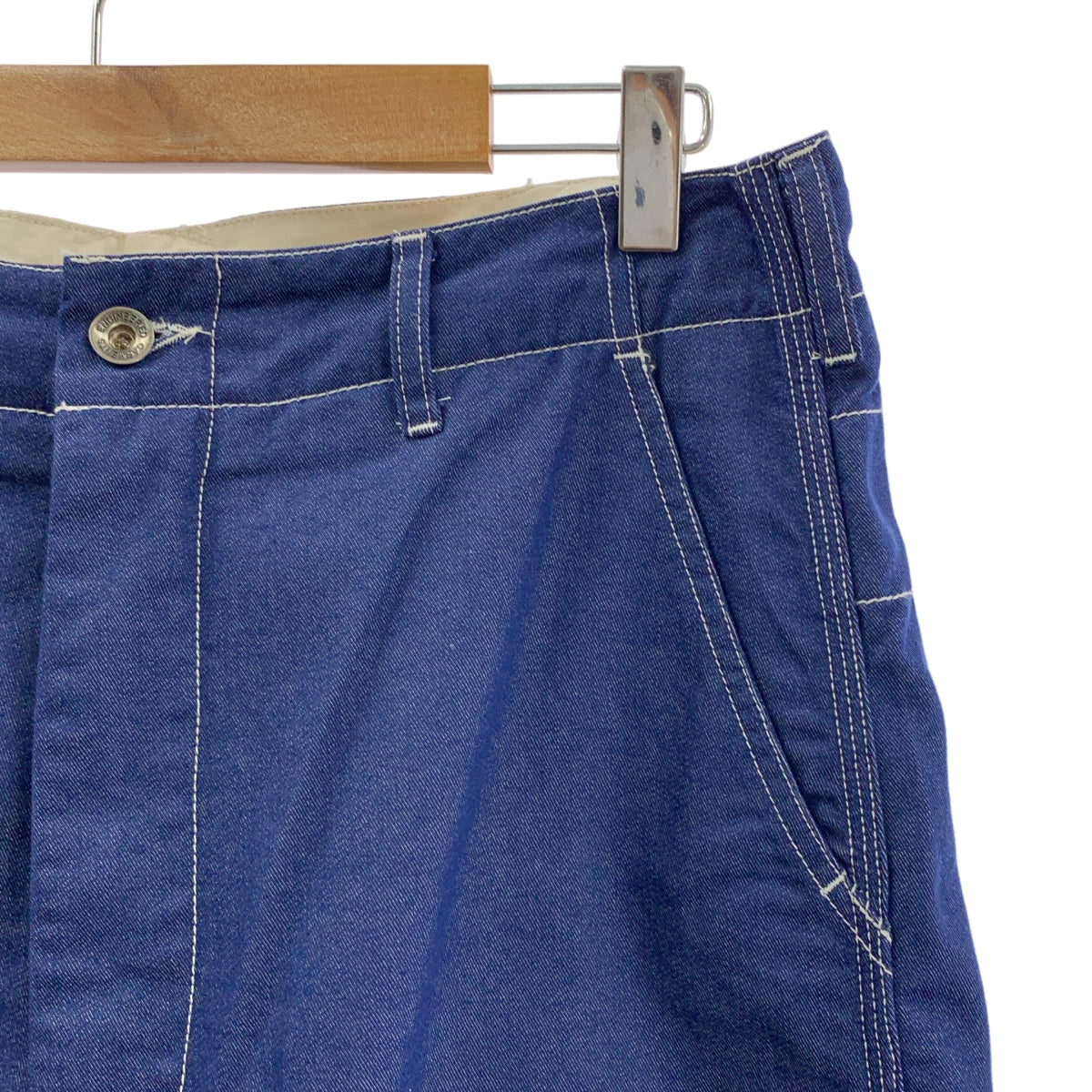 Engineered Garments | Painter Pant-CP Denim | 牛仔抽繩寬腿工裝褲 | S碼 | 男款