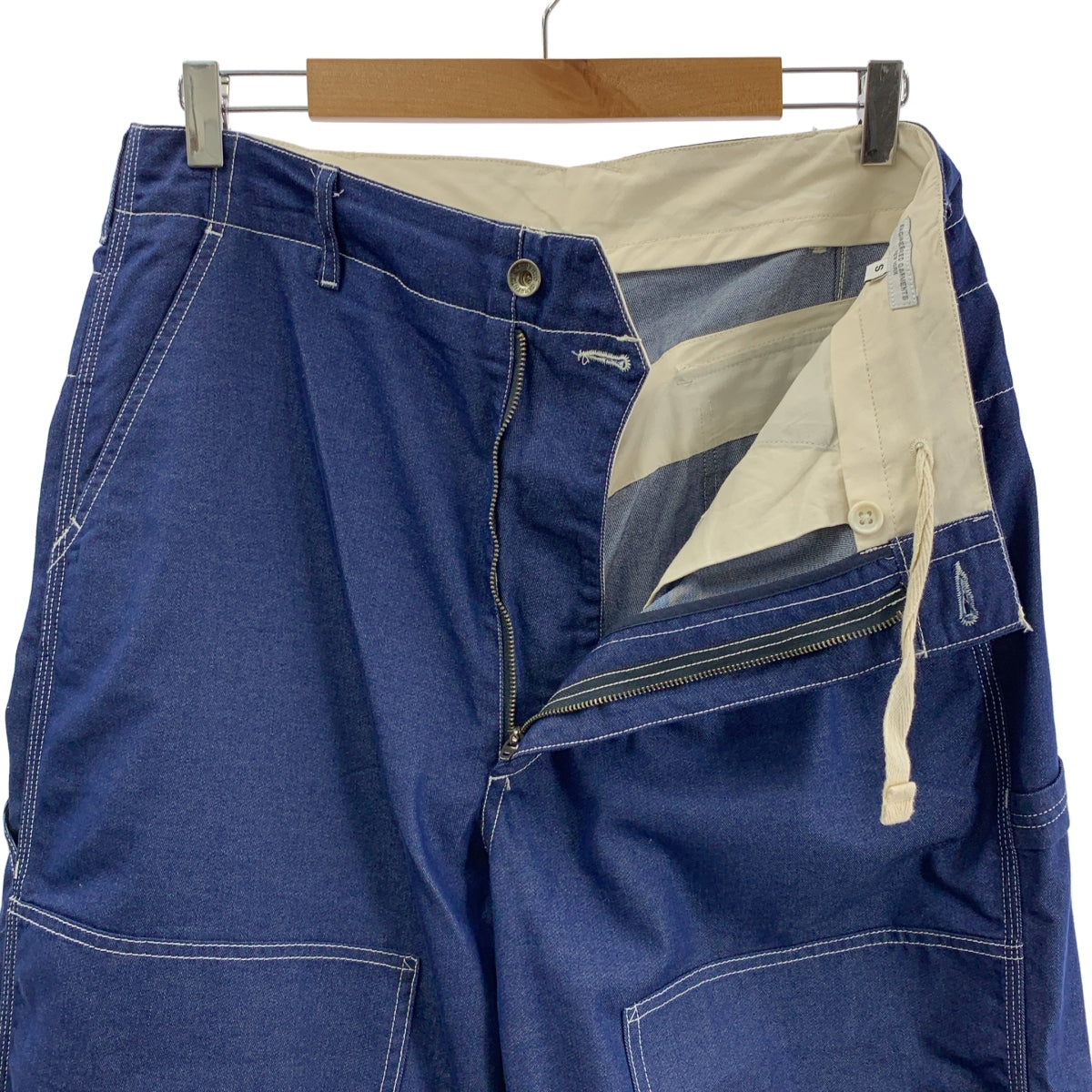 Engineered Garments | Painter Pant-CP Denim | 牛仔抽繩寬腿工裝褲 | S碼 | 男款