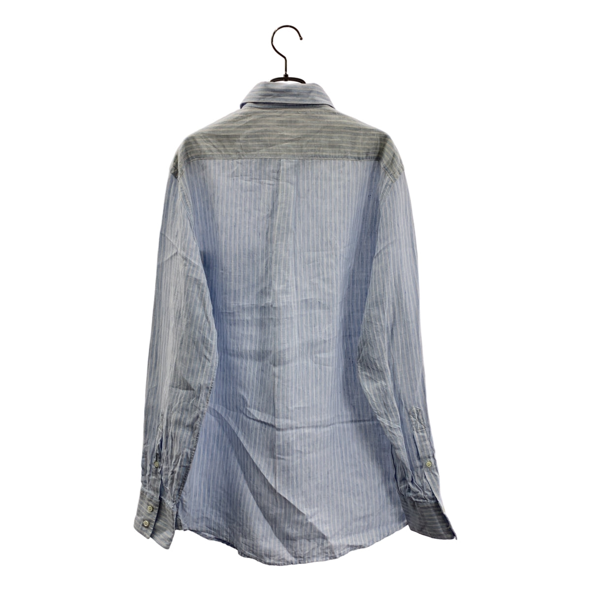 BRUNELLO CUCINELLI / ブルネロクチネリ | コットン ストライプ ボタンダウンシャツ |