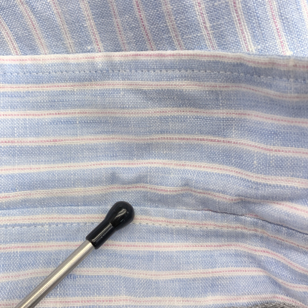 布魯內羅·庫奇內利 | 棉質條紋羈扣襯衫 |