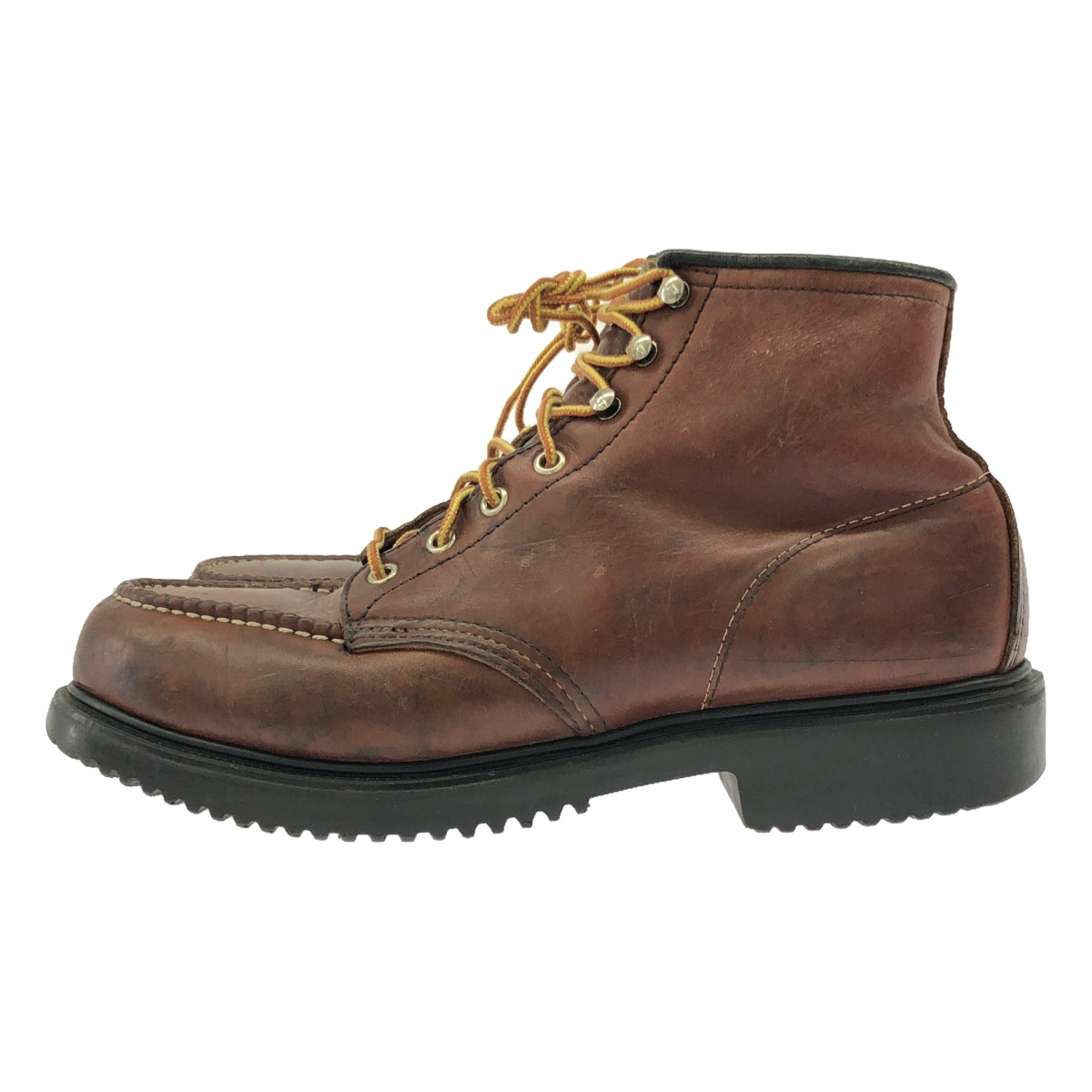 RED WING / 레드 윙 | 90s 빈티지 아이리쉬 세터 6 인치 부츠 모크 투 프린트 깃털 태그 | 10 B | 오로라 세트 |