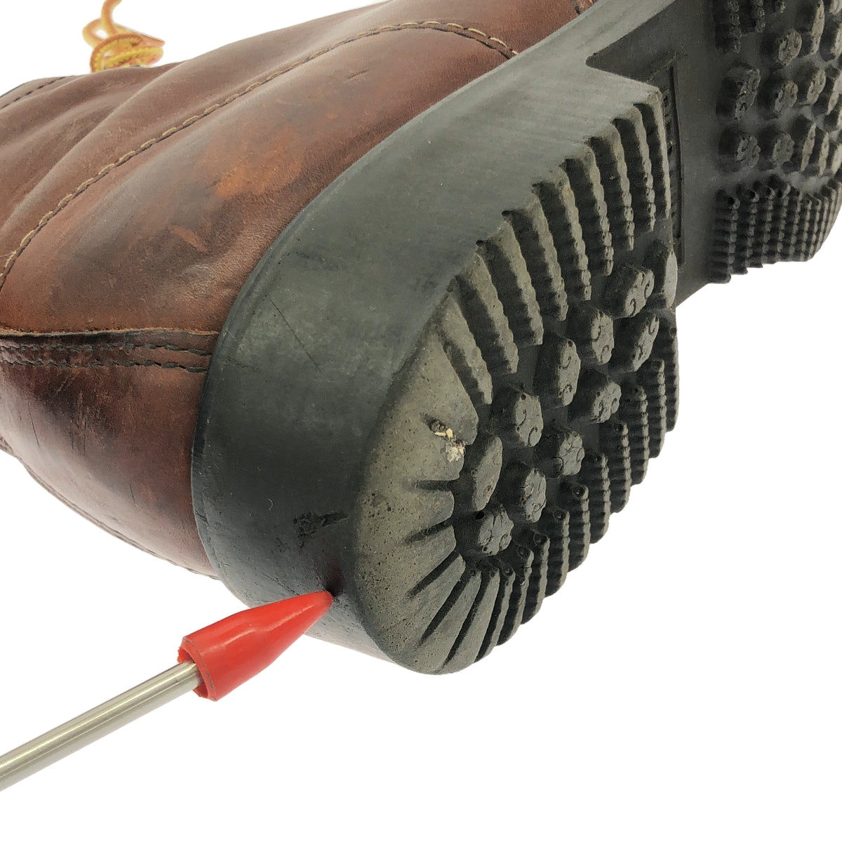 RED WING / 레드 윙 | 90s 빈티지 아이리쉬 세터 6 인치 부츠 모크 투 프린트 깃털 태그 | 10 B | 오로라 세트 |