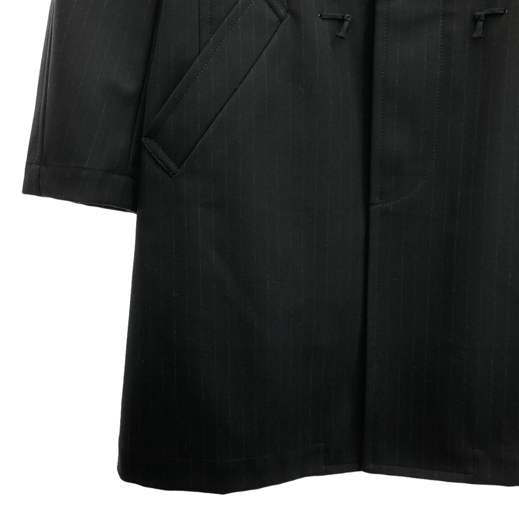 [品相良好] COMME des GARCONS COMME des GARCONS / Comme des | 2015秋冬 |繫帶設計條紋羊毛大衣| S |海軍|女性的