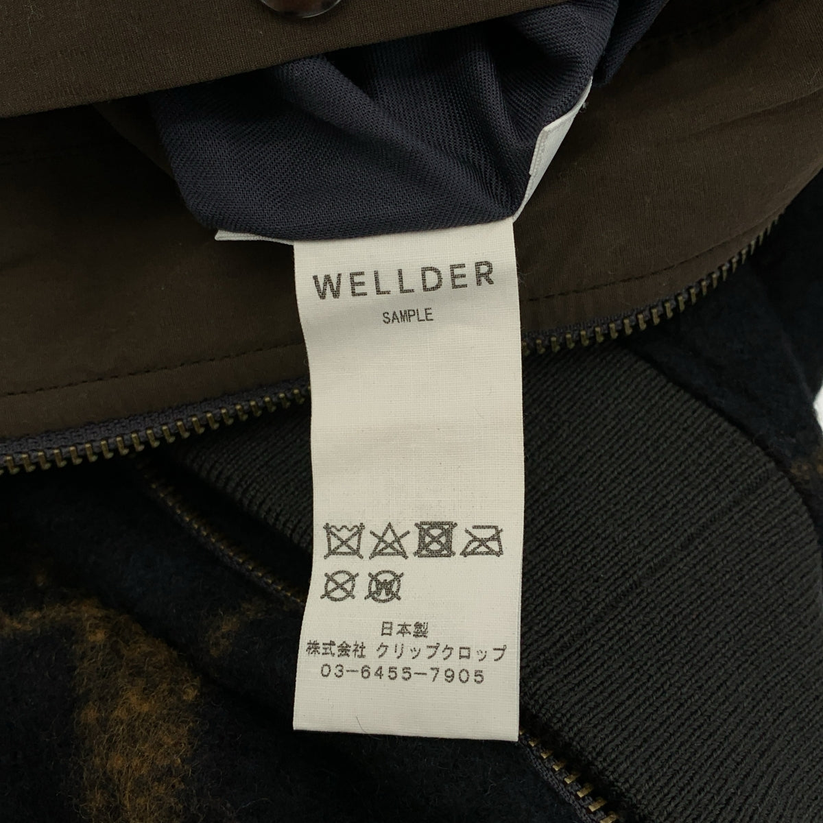 WELLDER / ウェルダー | Combination Bomber Jacket 異素材 チェック ボンバージャケット | 4 | メンズ