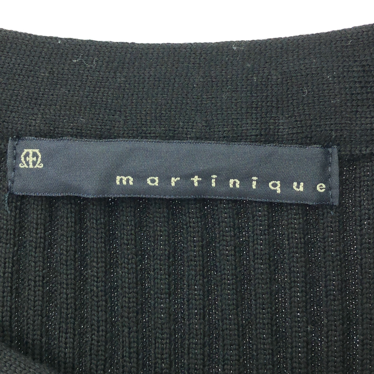 martinique / マルティニーク | ウール リブ 切替 ボリューム ワンピース | F | ブラック | レディース