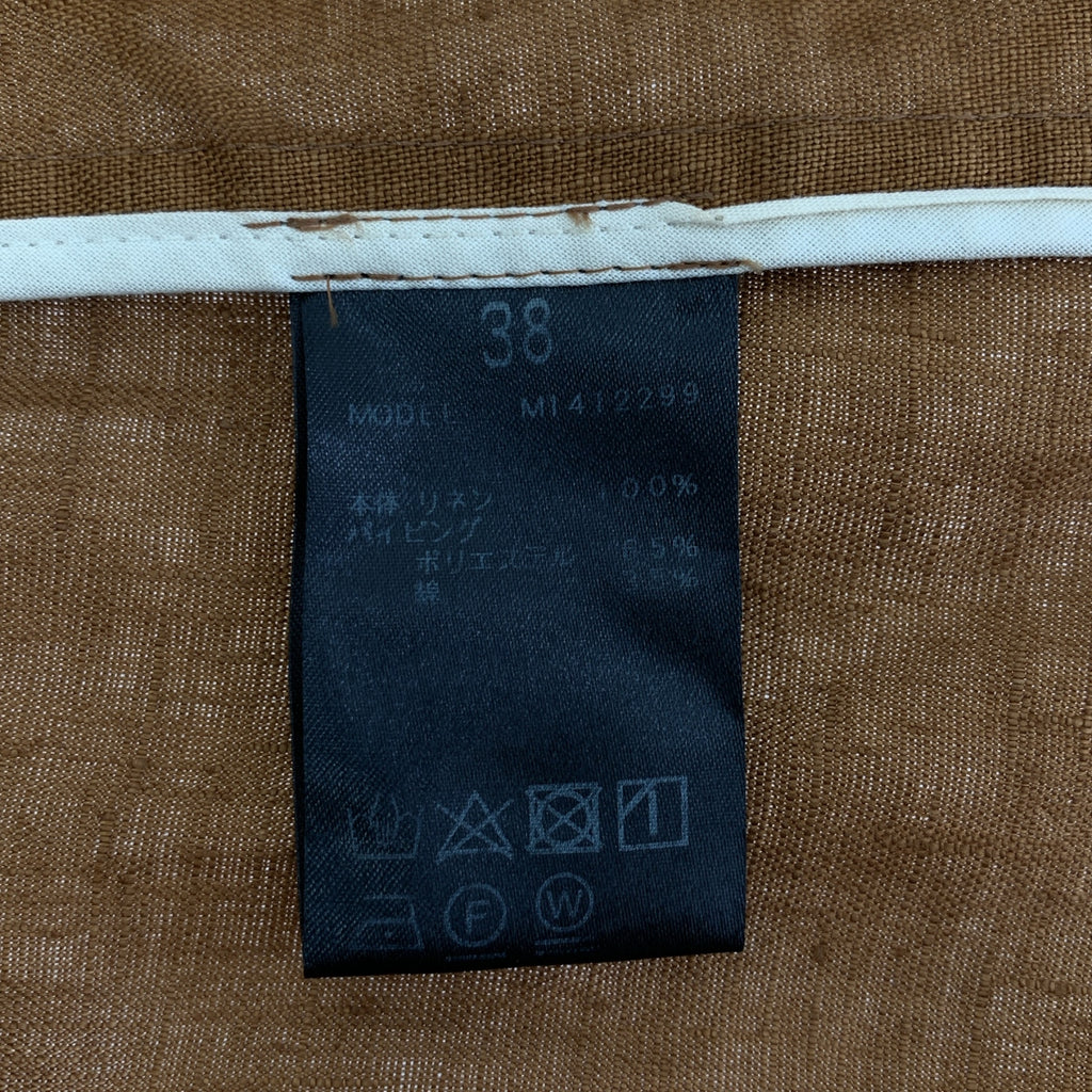 masaco teranishi / マサコ テラニシ | リネン パフスリーブ ジャケット | 38 | レディース