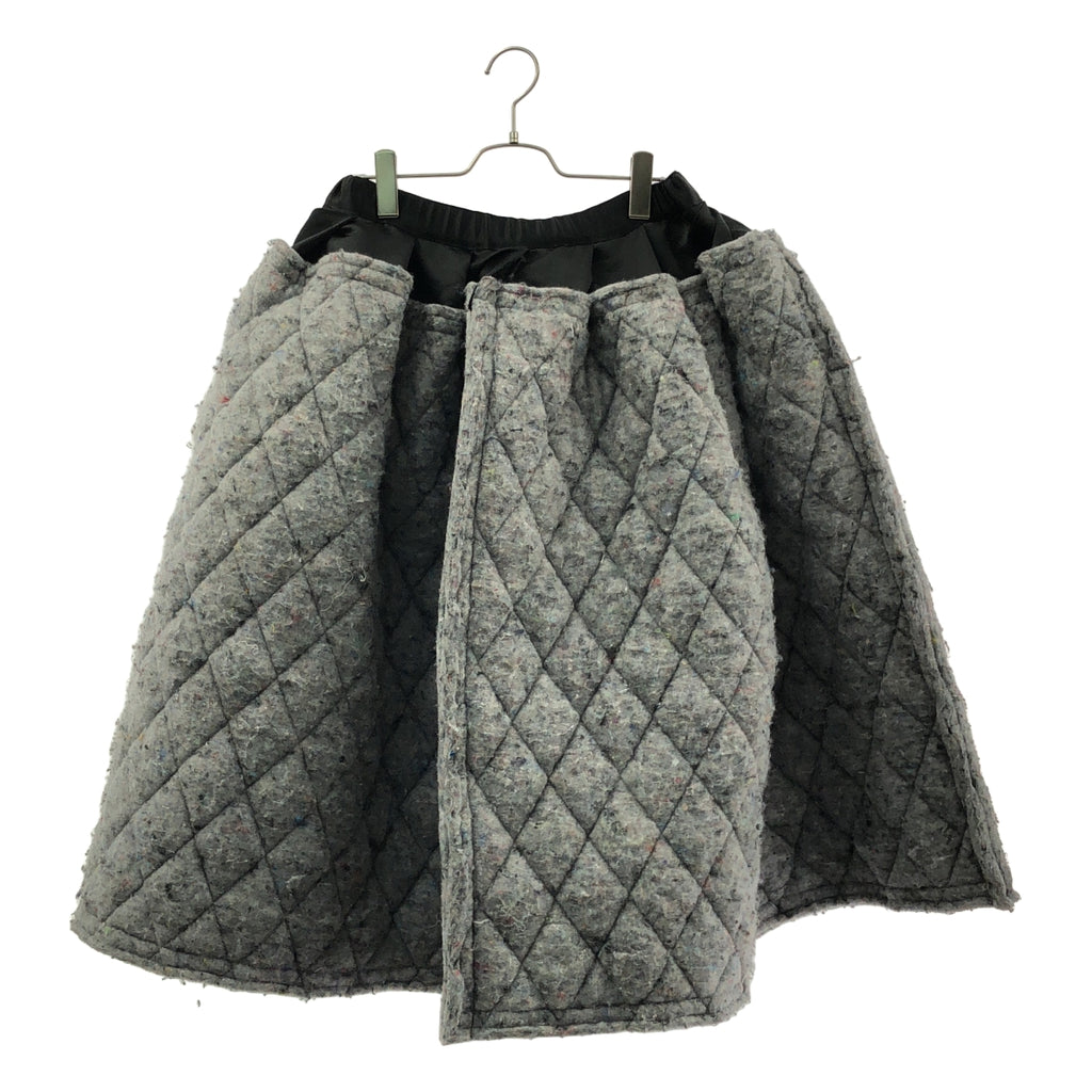 COMME des GARCONS / 콤데 갤슨 | 2022AW | 다른 소재 퀼팅 풍선 스커트 | XS |