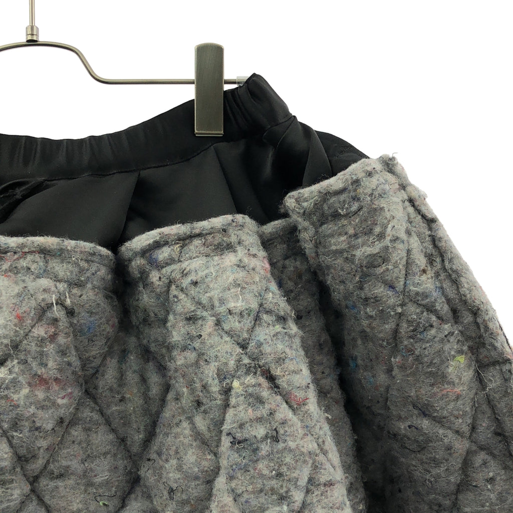 COMME des GARCONS / 콤데 갤슨 | 2022AW | 다른 소재 퀼팅 풍선 스커트 | XS |