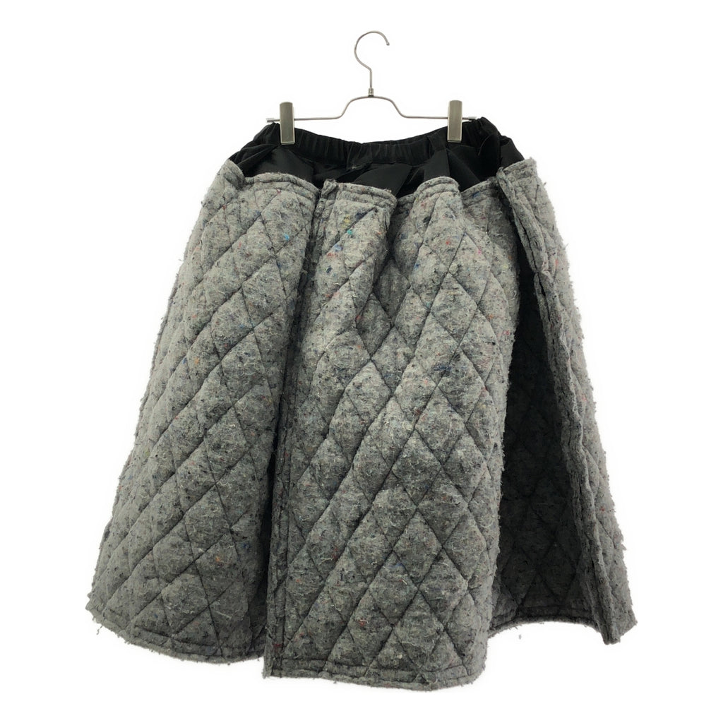 COMME des GARCONS / 콤데 갤슨 | 2022AW | 다른 소재 퀼팅 풍선 스커트 | XS |