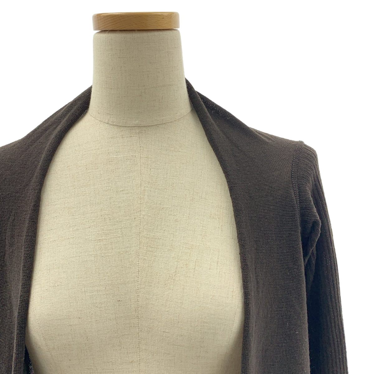 Rick Owens / リックオウエンス | 2005AW | ウール 変形 ボタンレス リブスリーブ ニット カーディガン | 34 | レディース