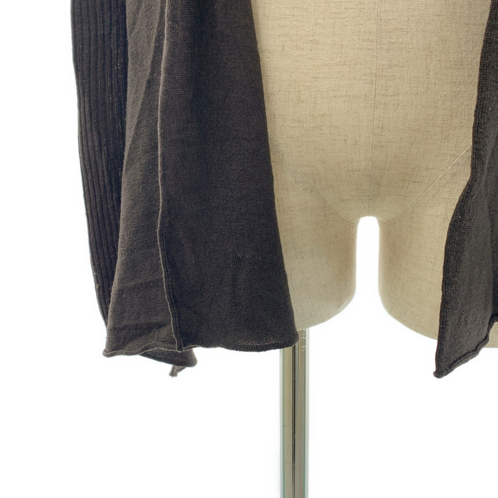 Rick Owens / 릭 오웬스 | 2005AW | 울 변형 버튼리스 리브 슬리브 니트 카디건 | 34 | 여성