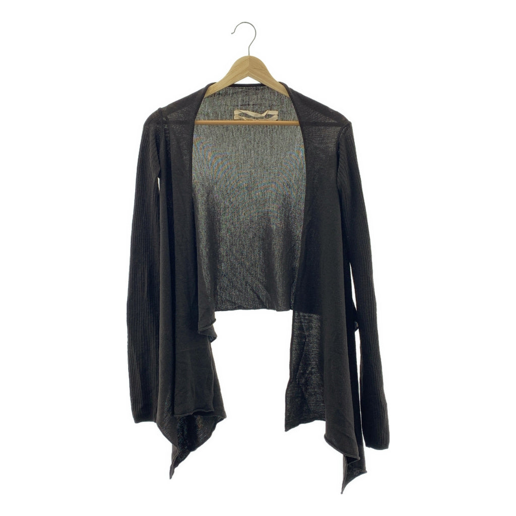 Rick Owens / 릭 오웬스 | 2005AW | 울 변형 버튼리스 리브 슬리브 니트 카디건 | 34 | 여성