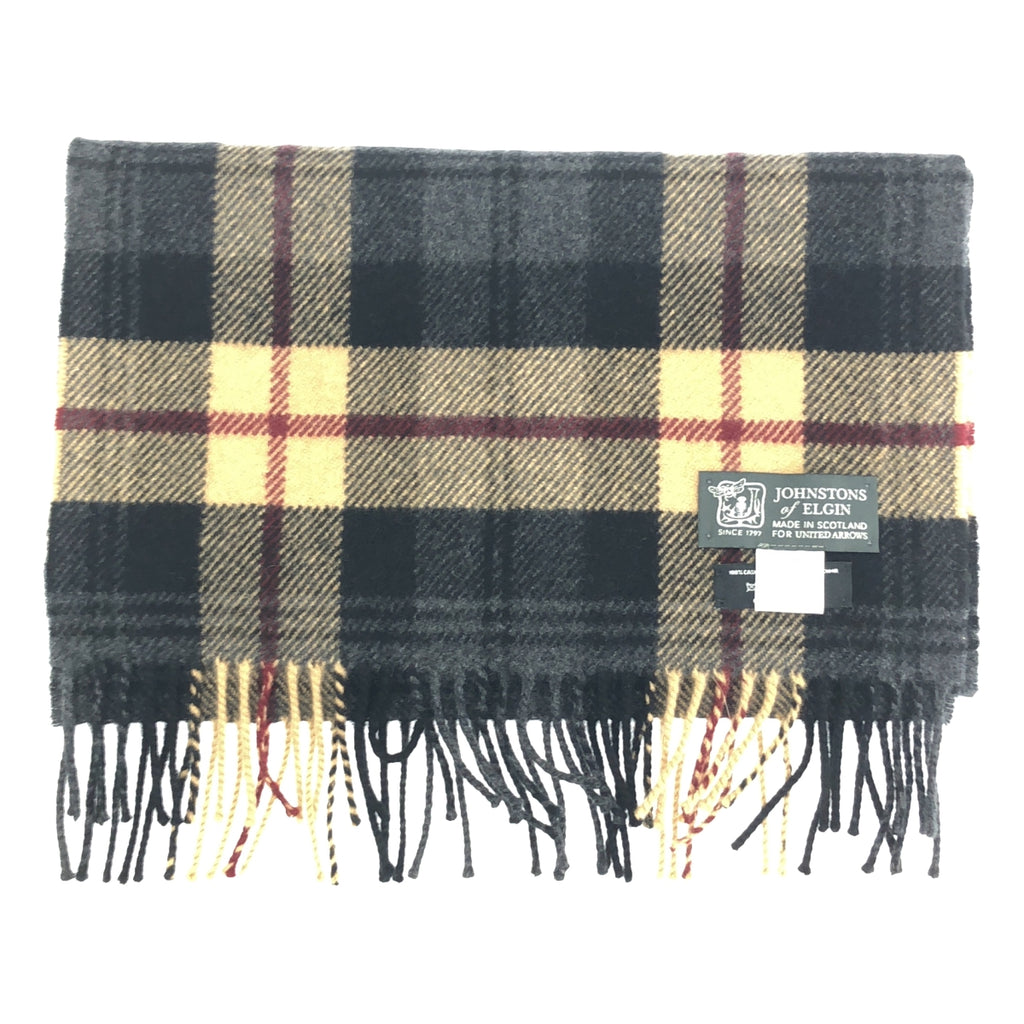 JOSHUA ELLIS / 約書亞·埃利斯 | 羊絨格紋圍巾 |