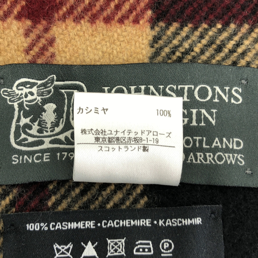 JOSHUA ELLIS / 約書亞·埃利斯 | 羊絨格紋圍巾 |