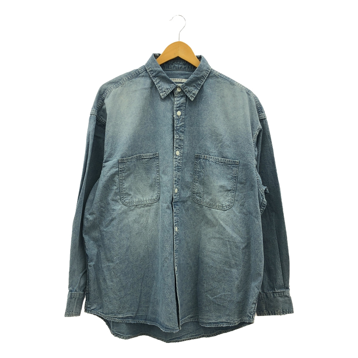 【美品】  Journal Standard TRISECT / トライセクト | The FAT Shirt シャンブレー シャツ | M | インディゴ | メンズ