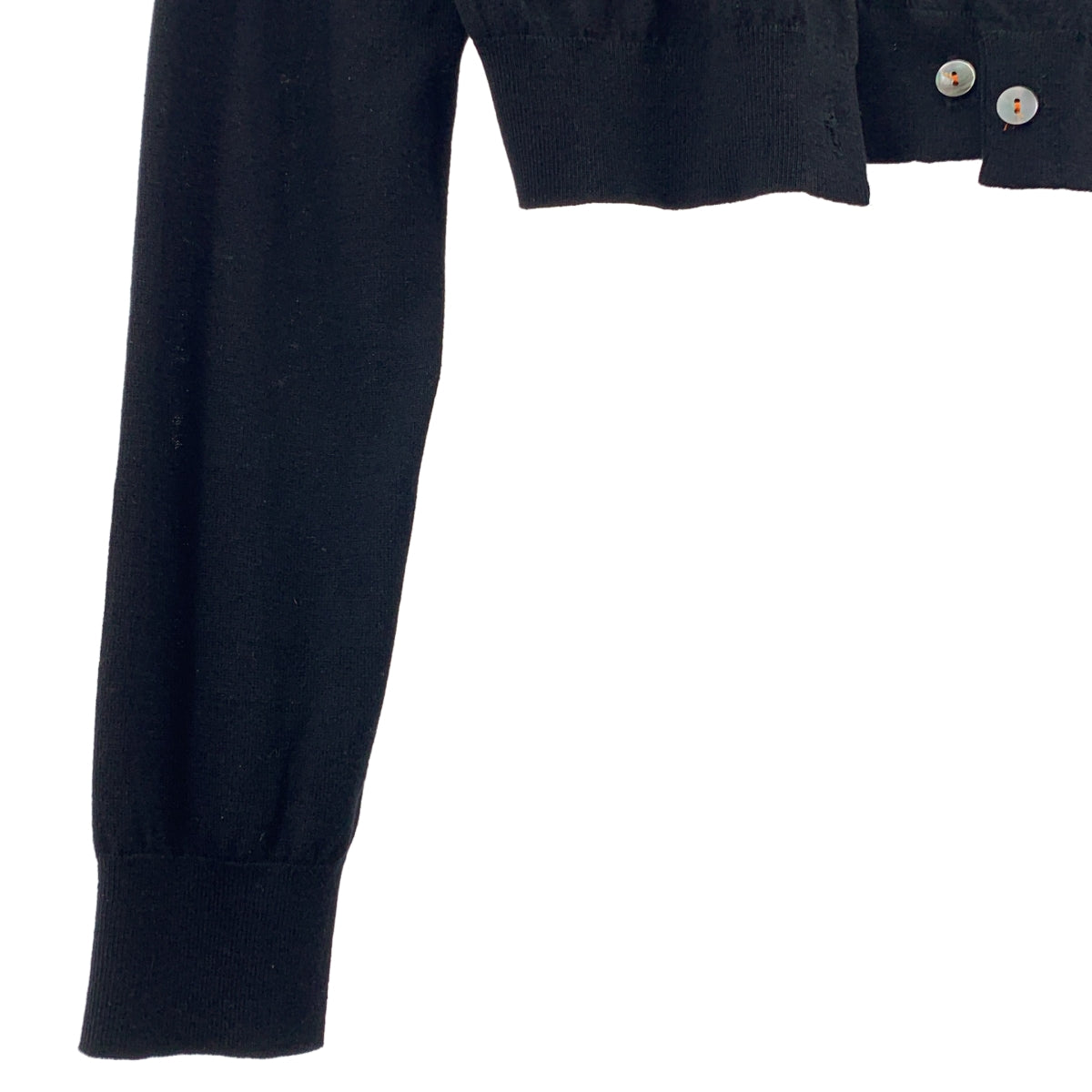 ENFOLD | 絲棉混紡前片圓領針織開襟衫 | 38 碼 |