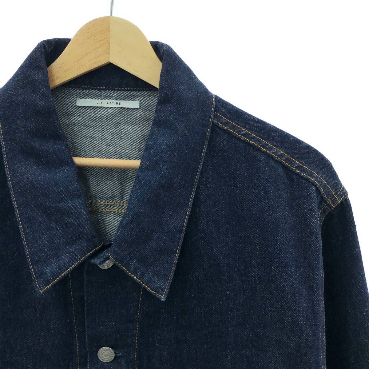 【美品】  J.B. ATTIRE / ジェービーアタイア | Paris jean jacket / オーバー デニム ジャケット | 1 | インディゴ | レディース