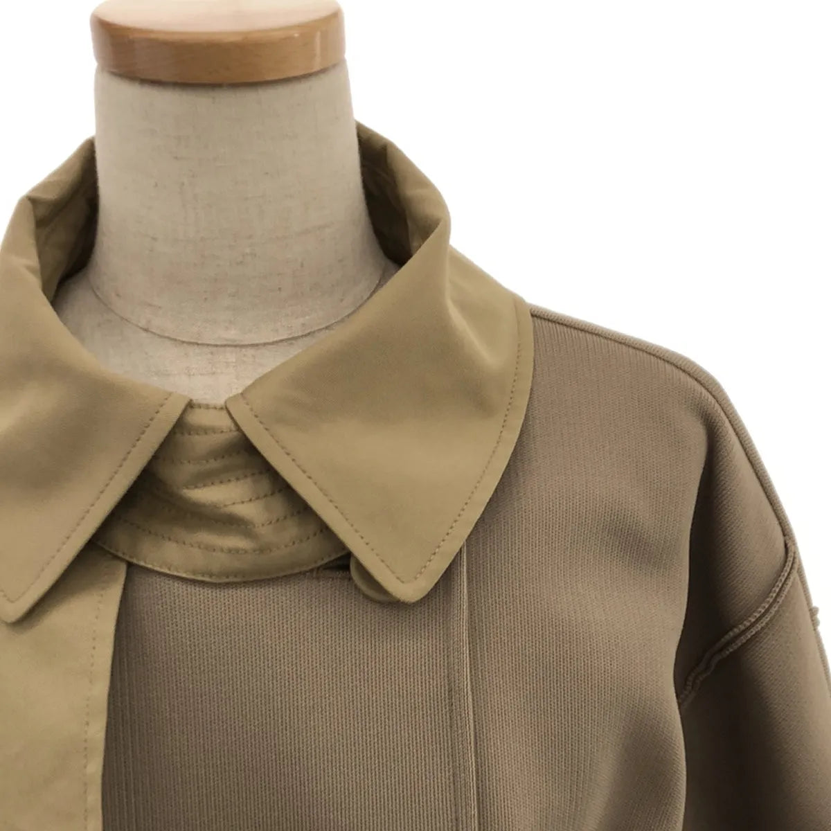 【美品】  malamute / マラミュート | 2021AW | pleated trench coat ロングコート | S | ベージュ | レディース