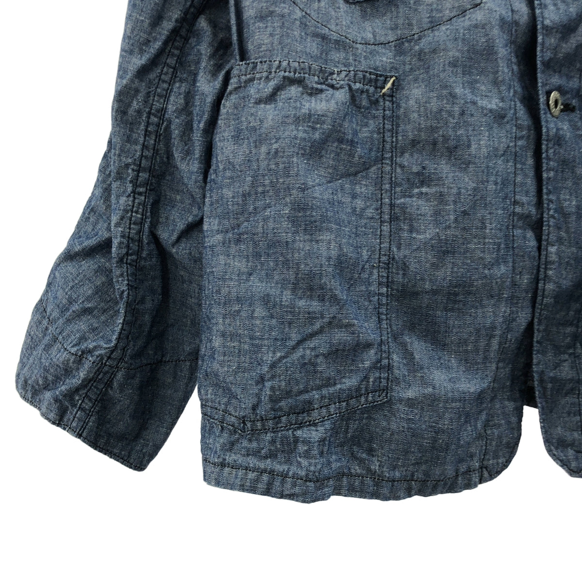 POST O'ALLS | 無領牛仔布連體工作服 | M碼 |