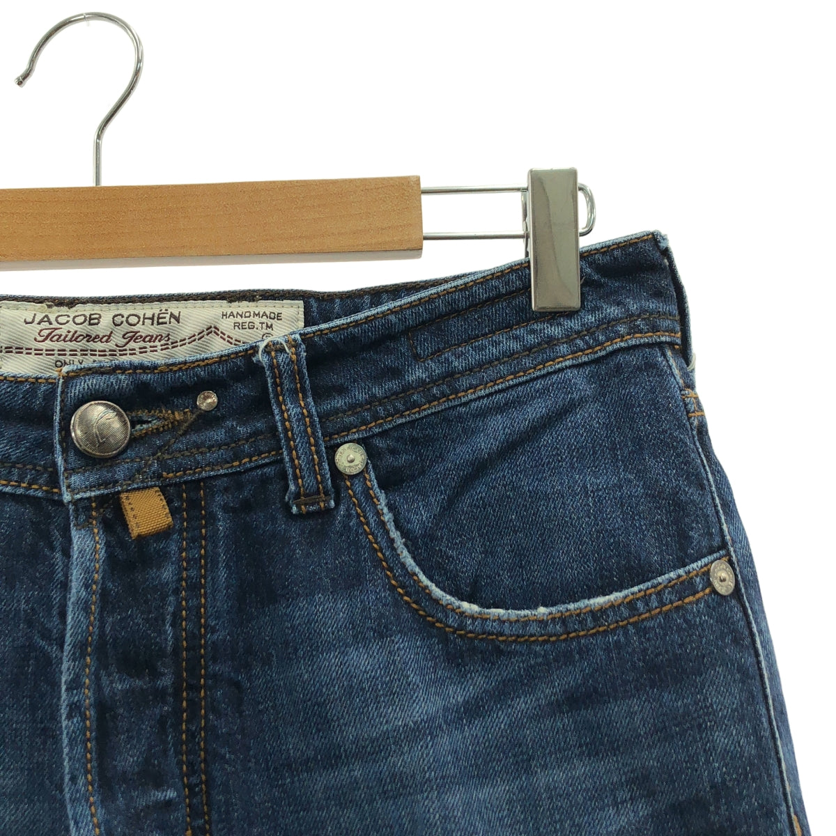 JACOB COHEN | Harako 貼片水洗牛仔褲 | 尺寸 31 | 靛藍 | 男款