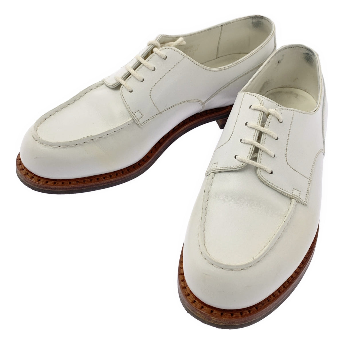 JM WESTON | 高爾夫 | 皮革繫帶鞋 | 4D | 白色 | 女款