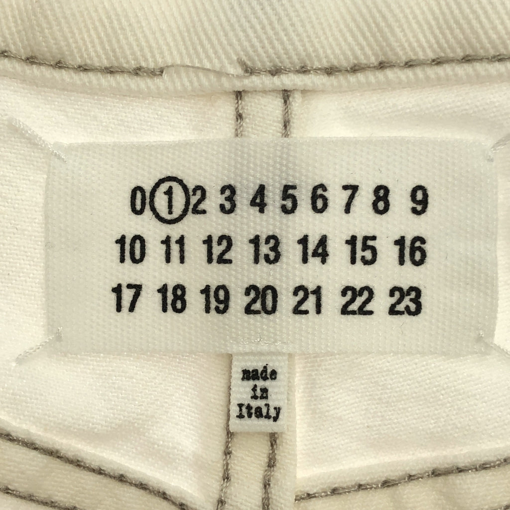 Maison Margiela / メゾンマルジェラ | 2021AW | スラッシュディテール カットオフ デニムパンツ | 38 |