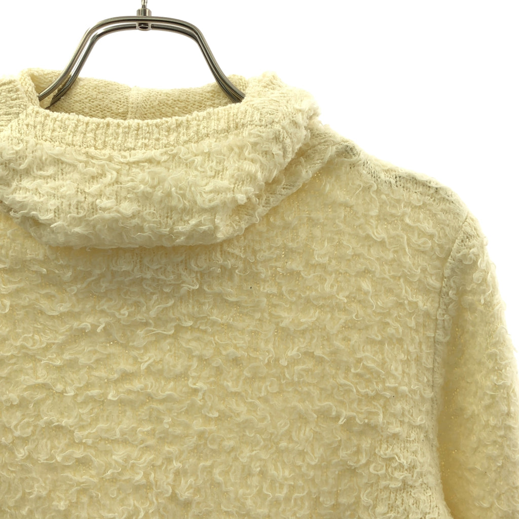 THE SHISHIKUI / シシクイ | east / OFF WHITE フーデッド ニット プルオーバー | F | レディース