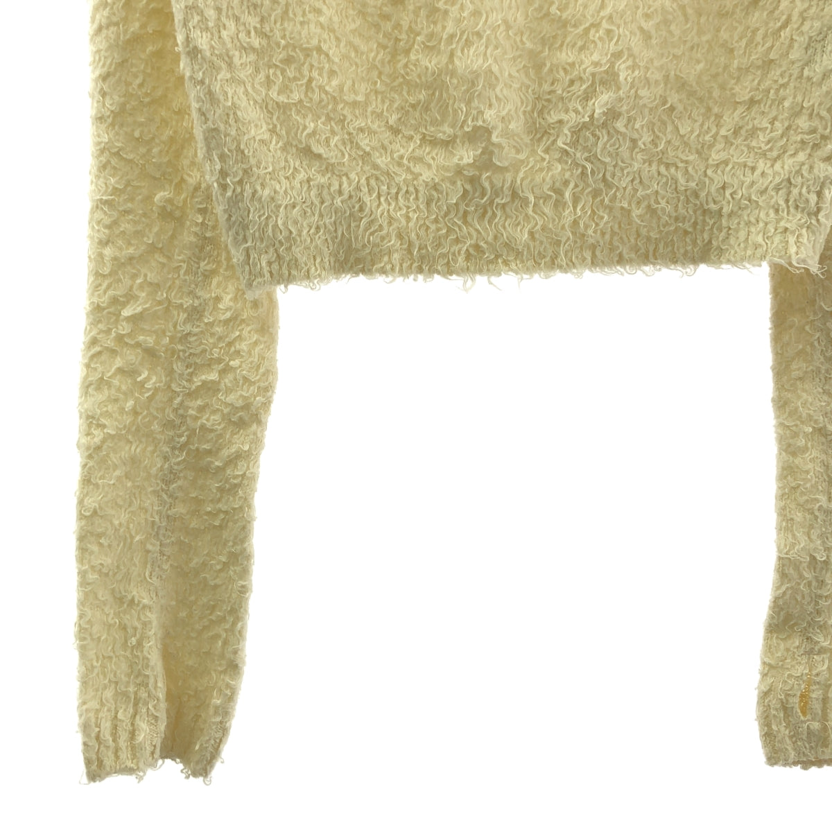 THE SHISHIKUI / シシクイ | east / OFF WHITE フーデッド ニット プルオーバー | F | レディース