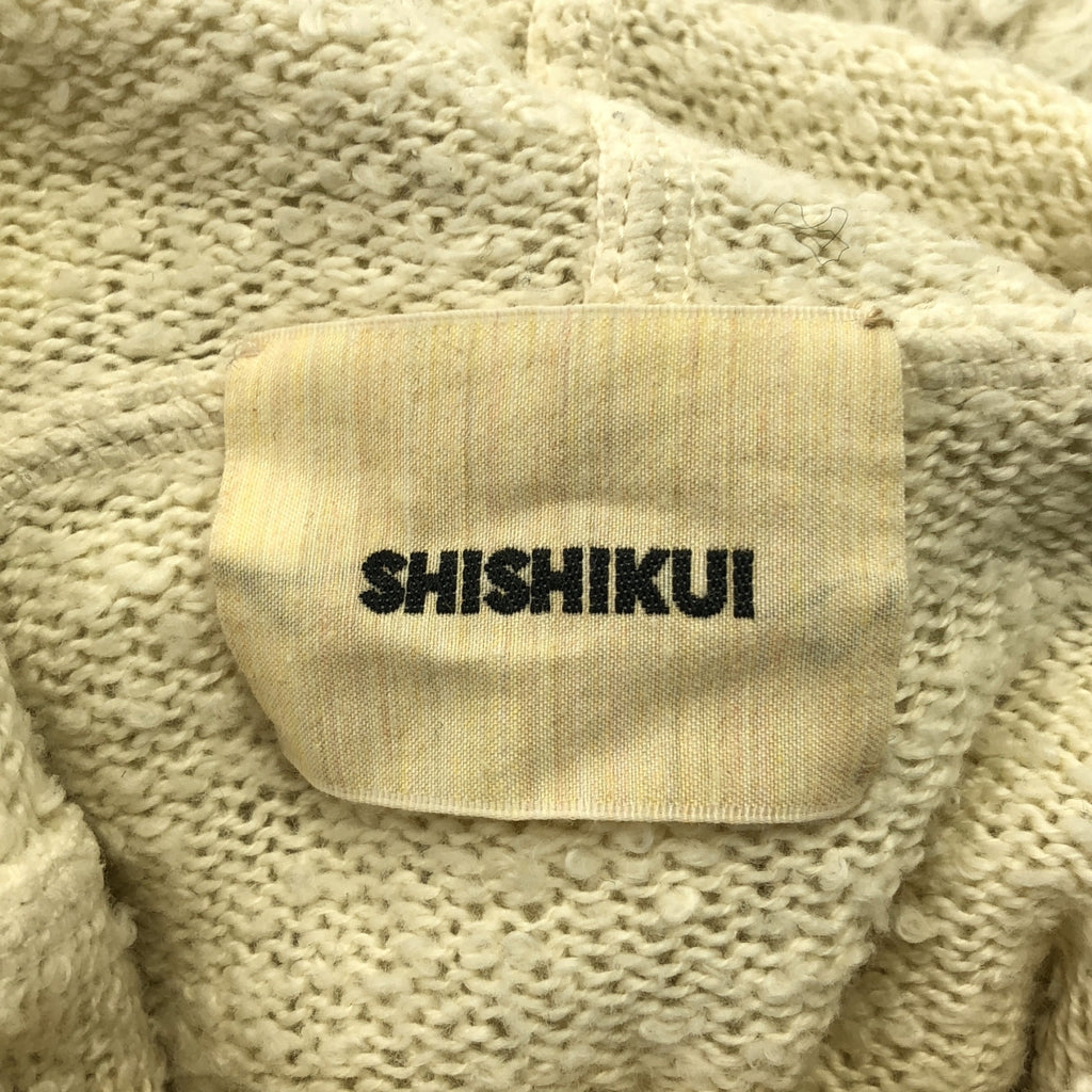 THE SHISHIKUI / シシクイ | east / OFF WHITE フーデッド ニット プルオーバー | F | レディース