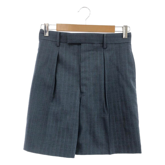 JUNYA WATANABE COMME des GARCONS / Junya Watanabe | Striped Tuck Shorts | Blue | Women's