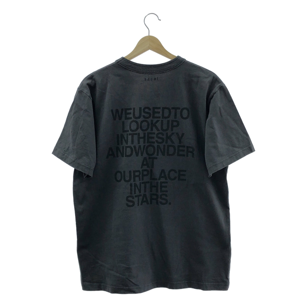 sacai / 사카이 | 2023AW | Graphic T-Shirt 코튼 그래픽 프린트 티셔츠 | 3 | 남성