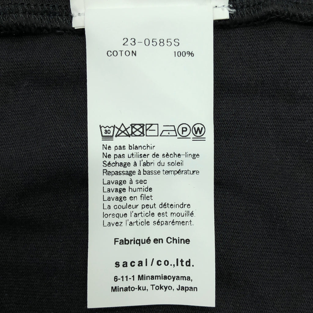 sacai / 사카이 | 2023AW | Graphic T-Shirt 코튼 그래픽 프린트 티셔츠 | 3 | 남성