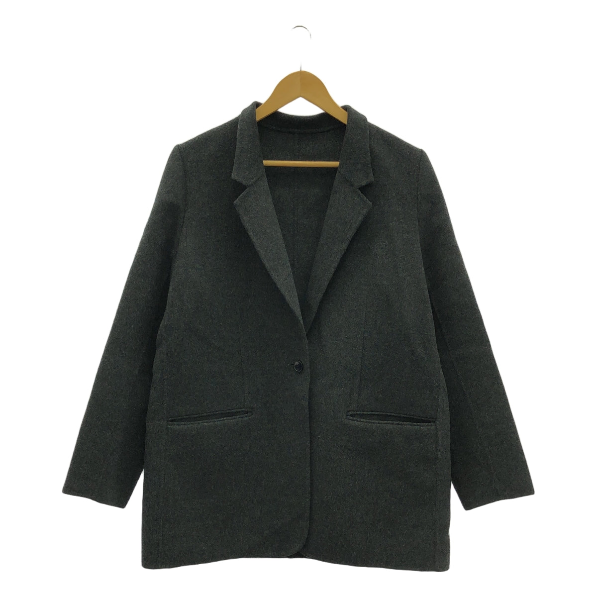 乾淨整潔 | 2023AW | S120 長版外套 | 38 | 灰色 | 女款