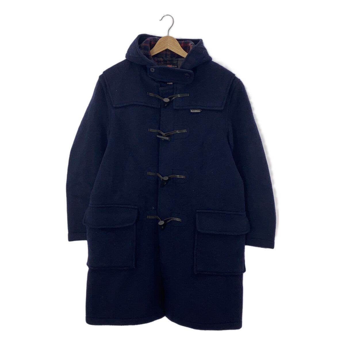 GLOVERALL | 60s-70s Vintage Duffle Coat | Size 38 | Navy | Men's