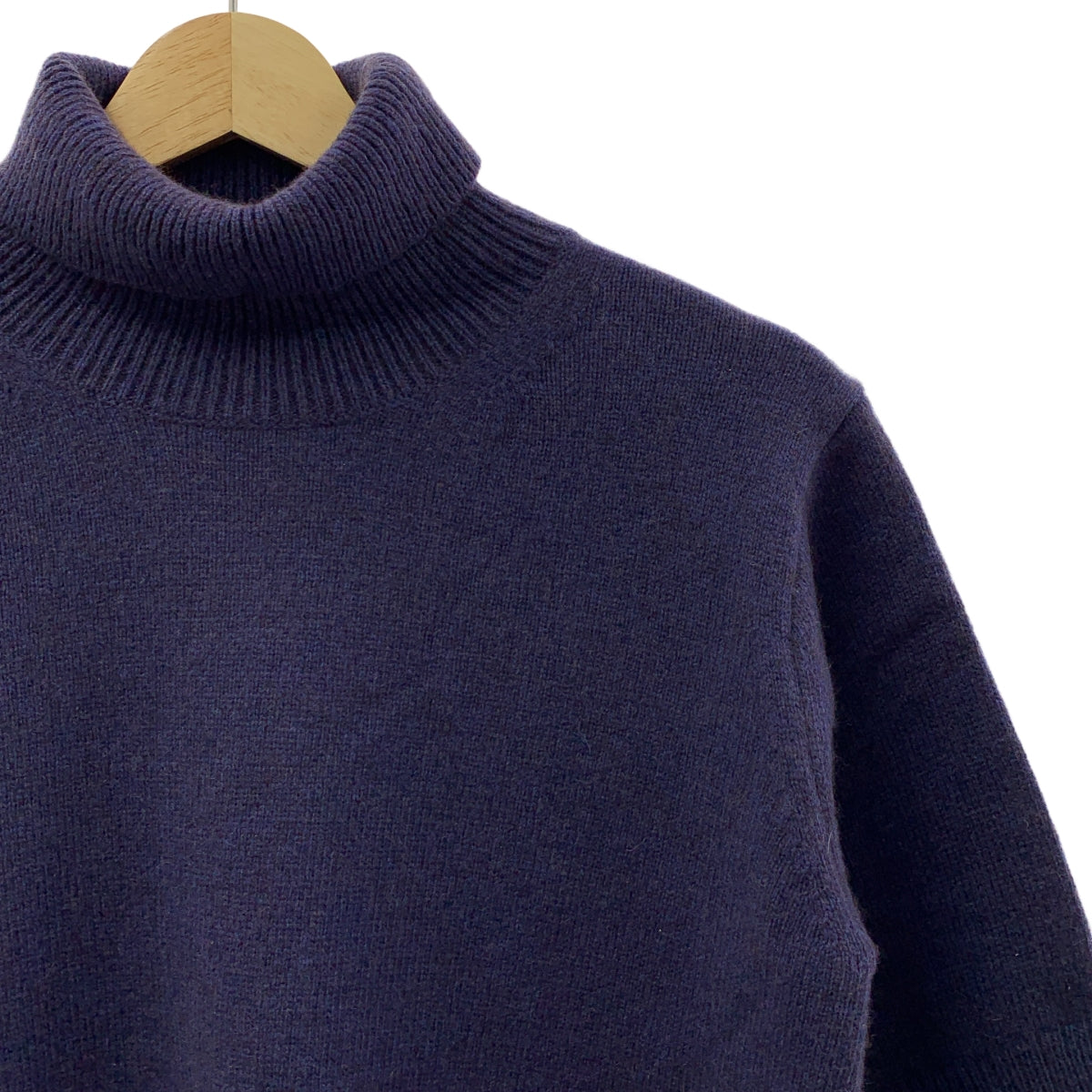 LOEFF / ロエフ | YAK W ヤク ウール タートルネック ハーフスリーブニット | F | レディース