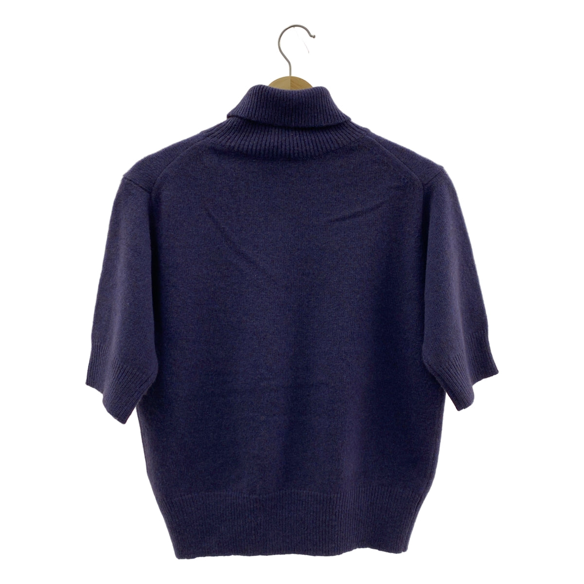 LOEFF / ロエフ | YAK W ヤク ウール タートルネック ハーフスリーブニット | F | レディース