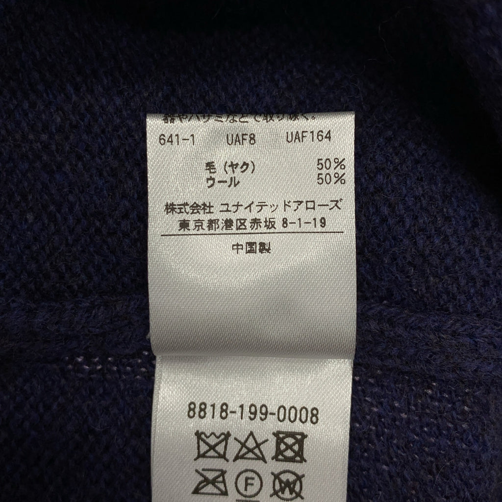 LOEFF / ロエフ | YAK W ヤク ウール タートルネック ハーフスリーブニット | F | レディース