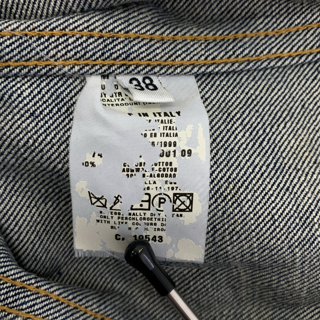 HELMUT LANG / 헬무트랑 | 1999 | Classic Raw Denim / 본인기 데님 트래커 재킷 | 38 | 인디고 |