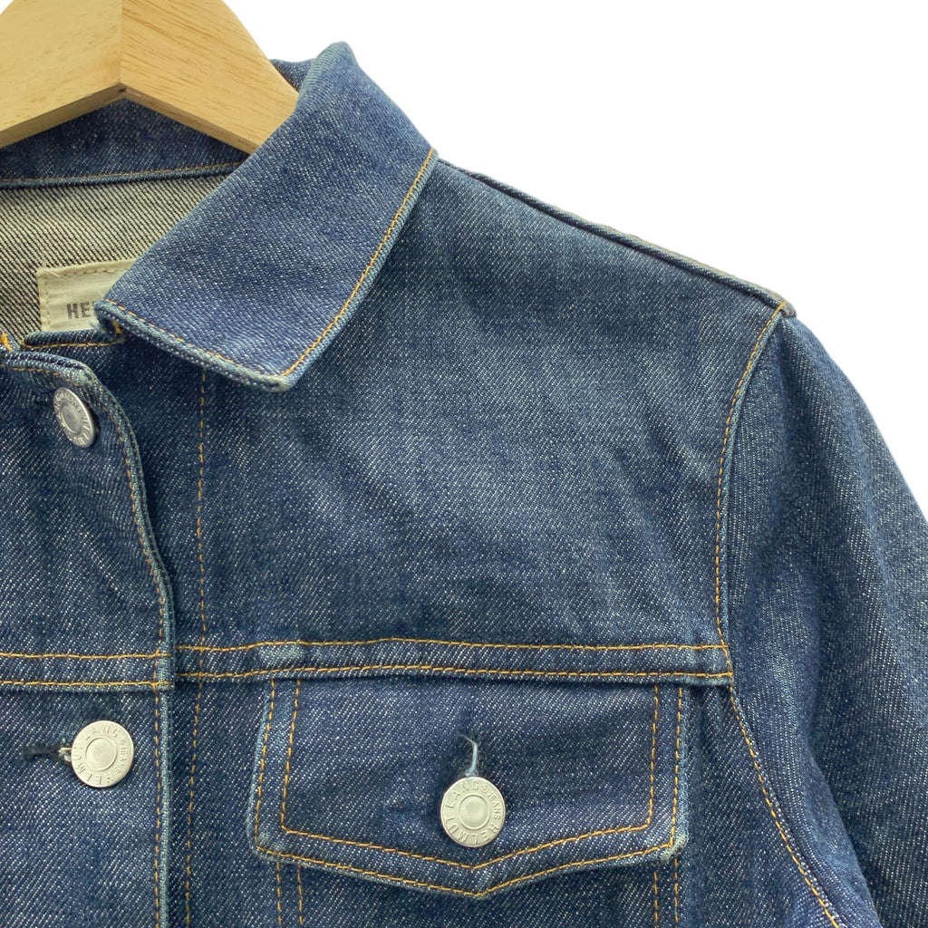 HELMUT LANG / 헬무트랑 | 1999 | Classic Raw Denim / 본인기 데님 트래커 재킷 | 38 | 인디고 |