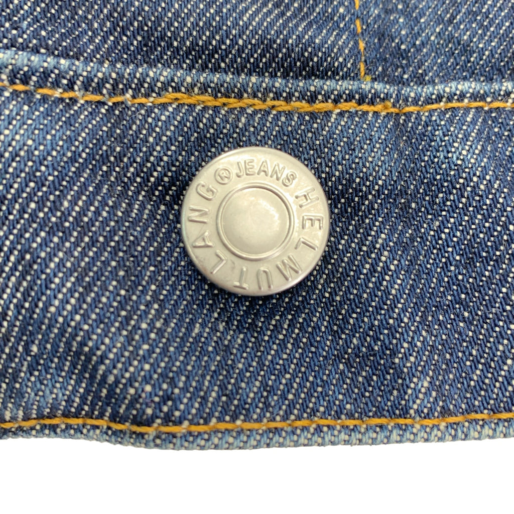 HELMUT LANG / 헬무트랑 | 1999 | Classic Raw Denim / 본인기 데님 트래커 재킷 | 38 | 인디고 |