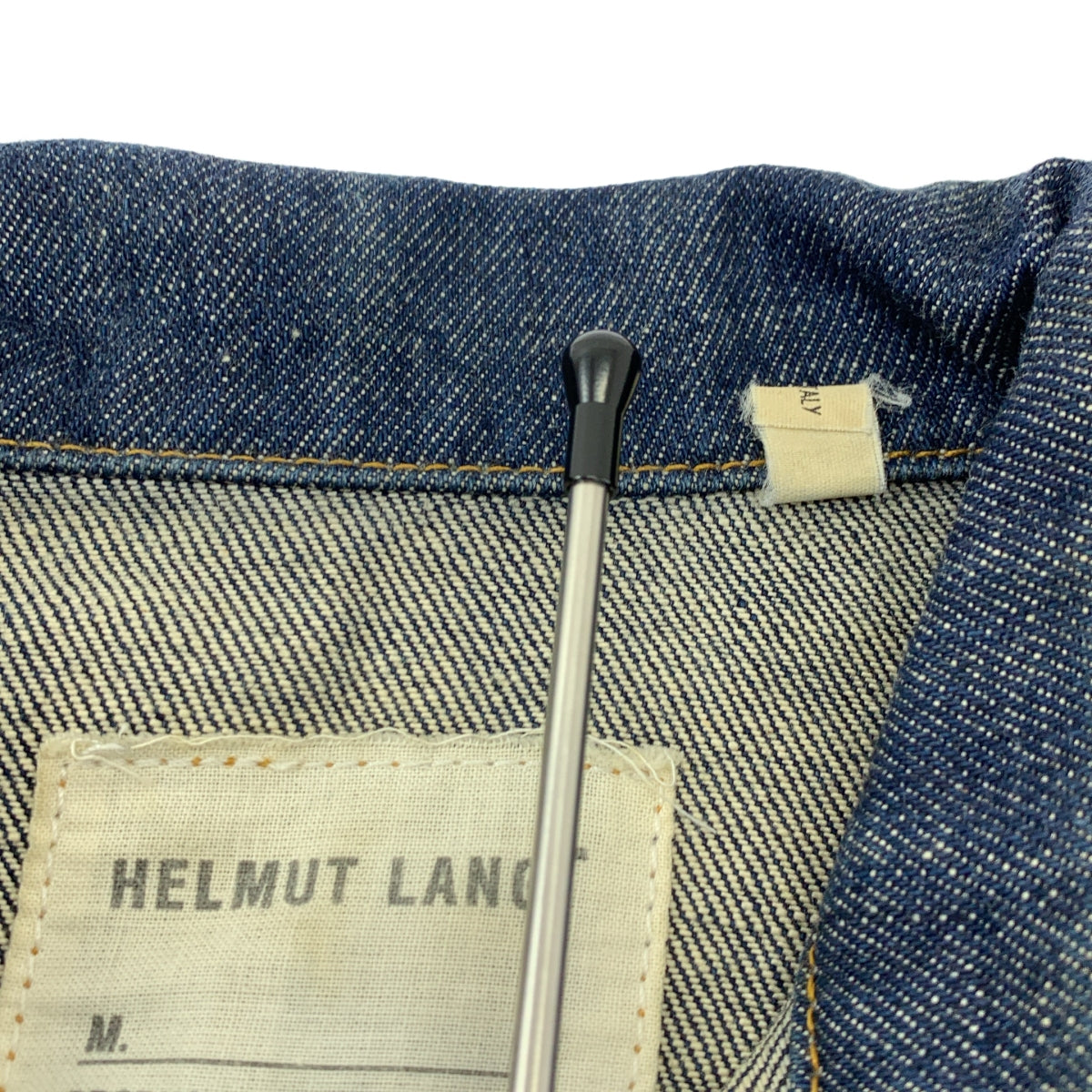 HELMUT LANG / 헬무트랑 | 1999 | Classic Raw Denim / 본인기 데님 트래커 재킷 | 38 | 인디고 |