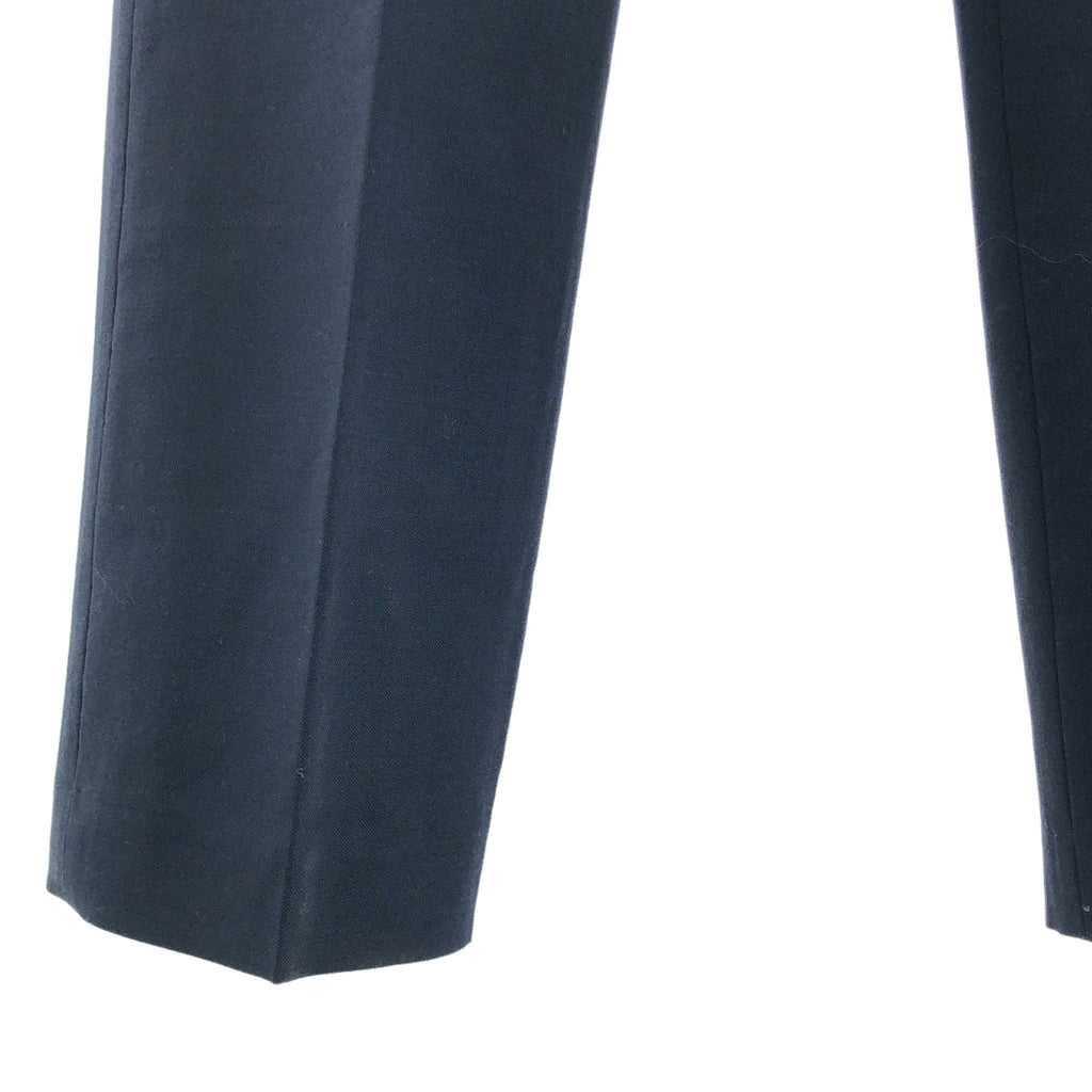 【新品】  DRIES VAN NOTEN / ドリスヴァンノッテン | ウール スラックスパンツ | 34 | ネイビー | レディース