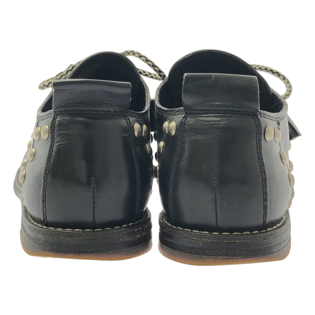 ebagos | 鉚釘圓頭皮鞋 | 3.5碼 | 黑色 | 女款