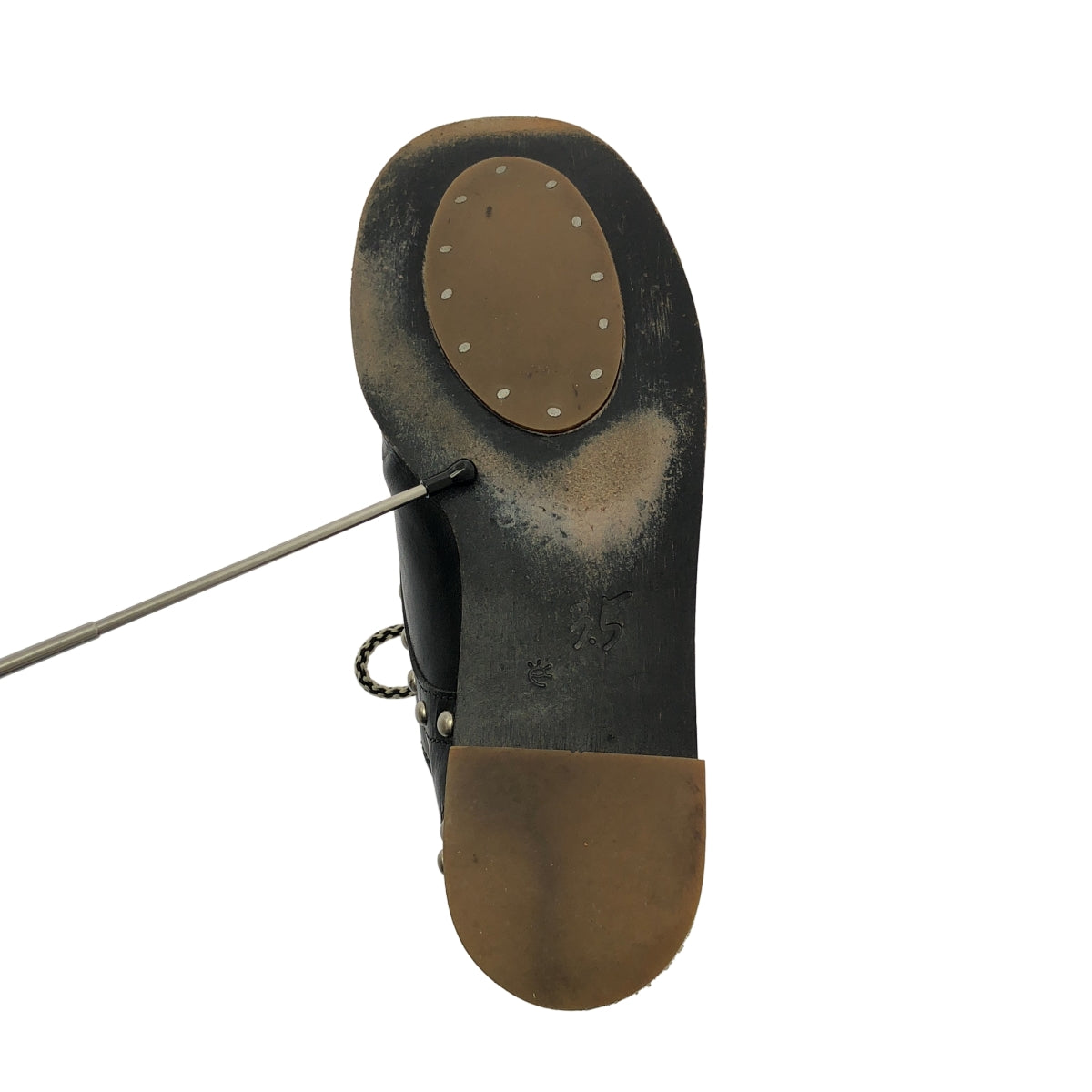 ebagos | 鉚釘圓頭皮鞋 | 3.5碼 | 黑色 | 女款