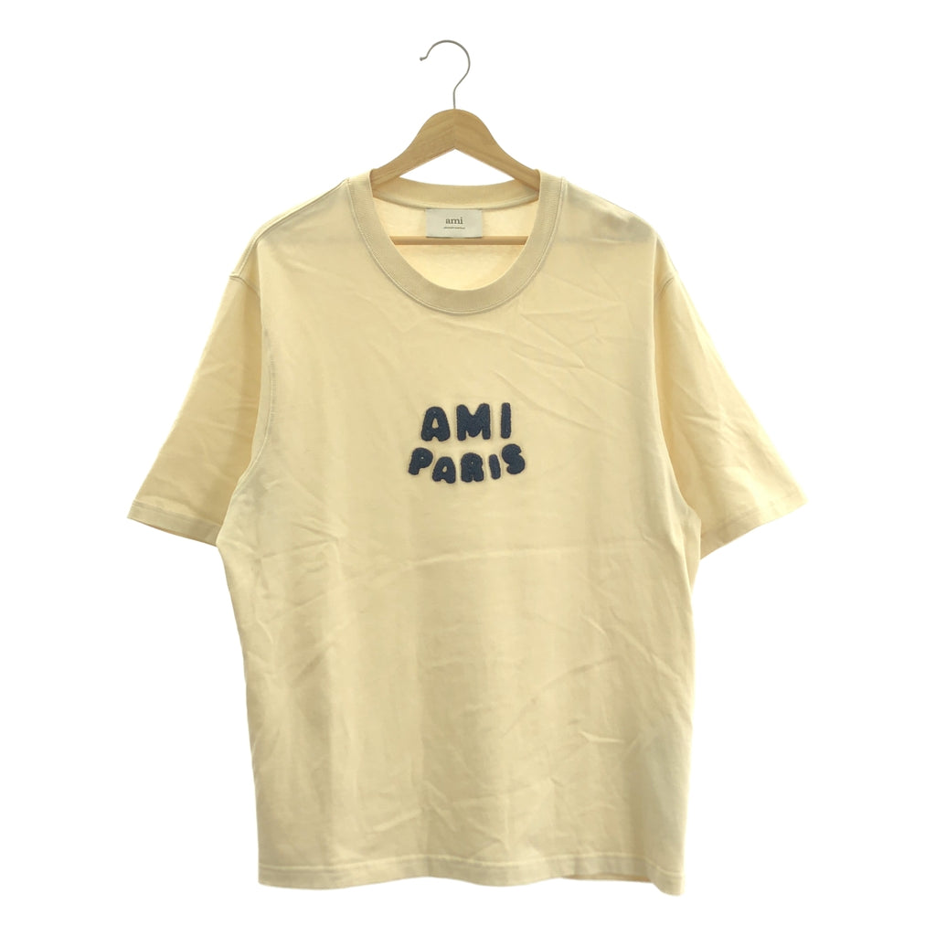 AMI Alexandre Mattiussi / 아미 알렉산드르 마튜시 | 코튼 로고 자수 티셔츠 | S |