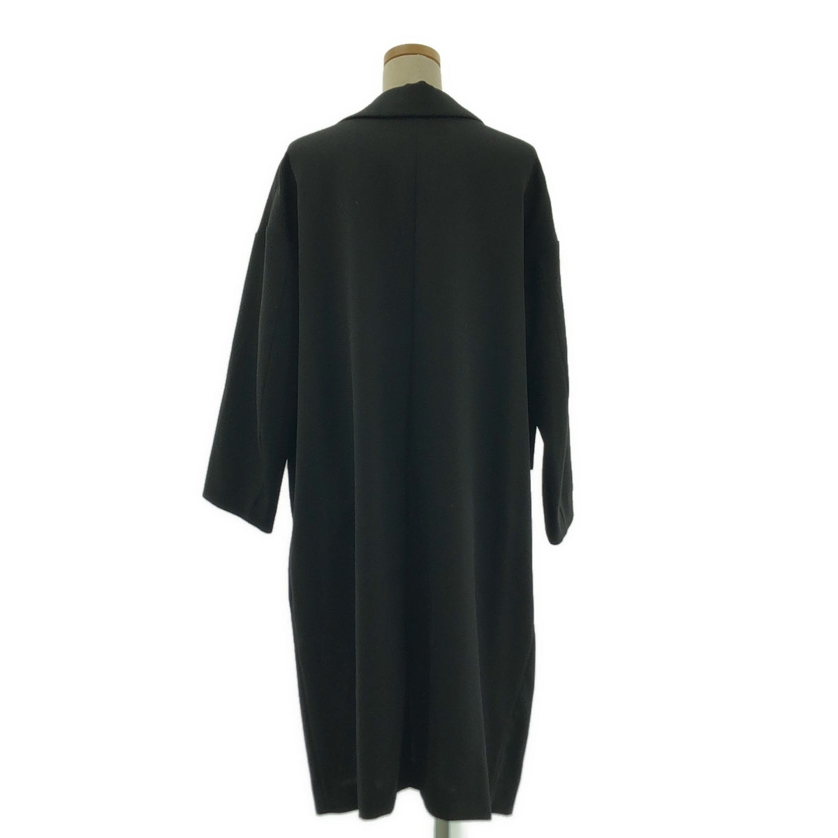 ブラック オーバーサイズ ロングジャケット セール】オーバーサイズ スタンドカラー エコダウンロングコート