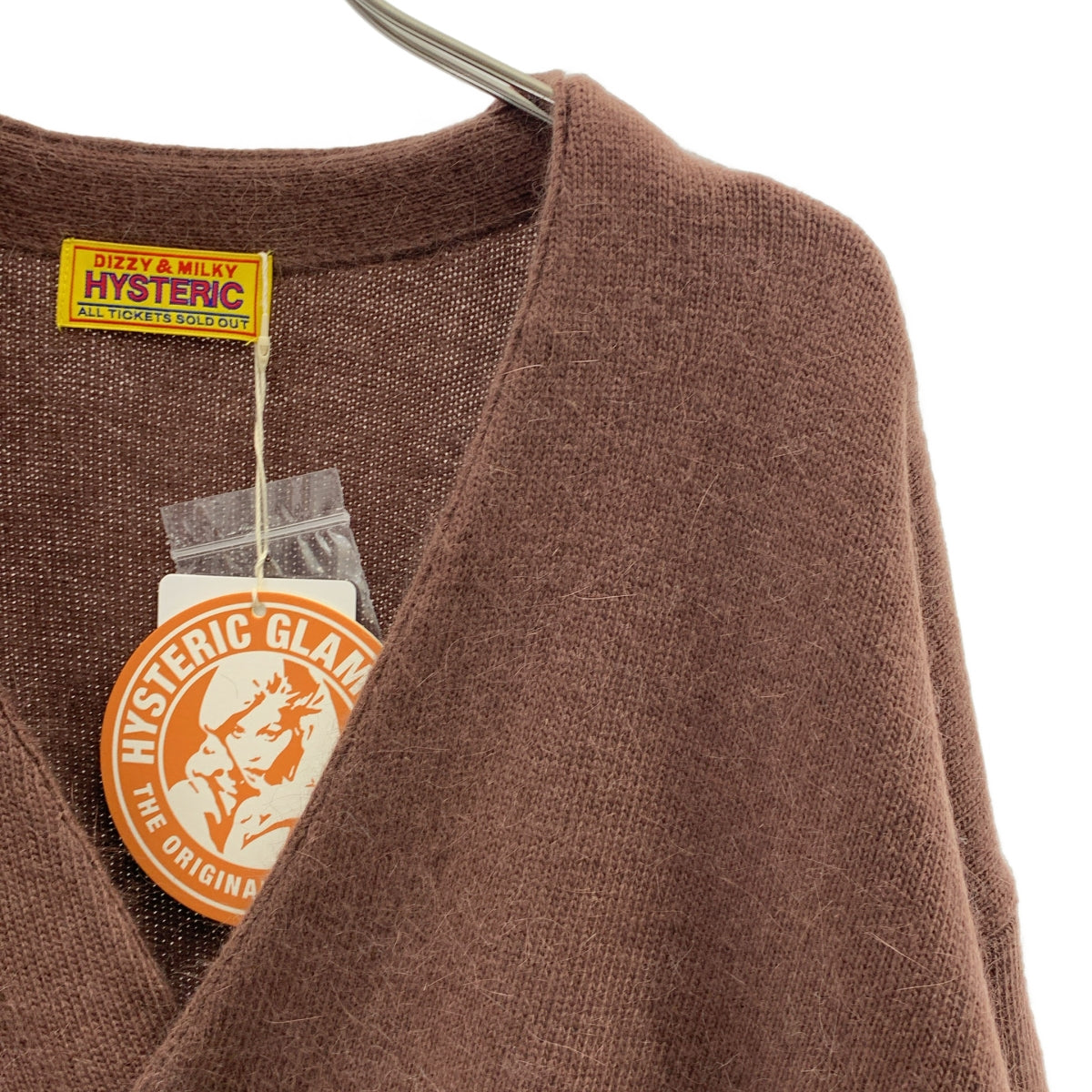 HYSTERIC GLAMOUR / 히스테릭 글래머 | 로고 버튼 니트 카디건 | F | 여성