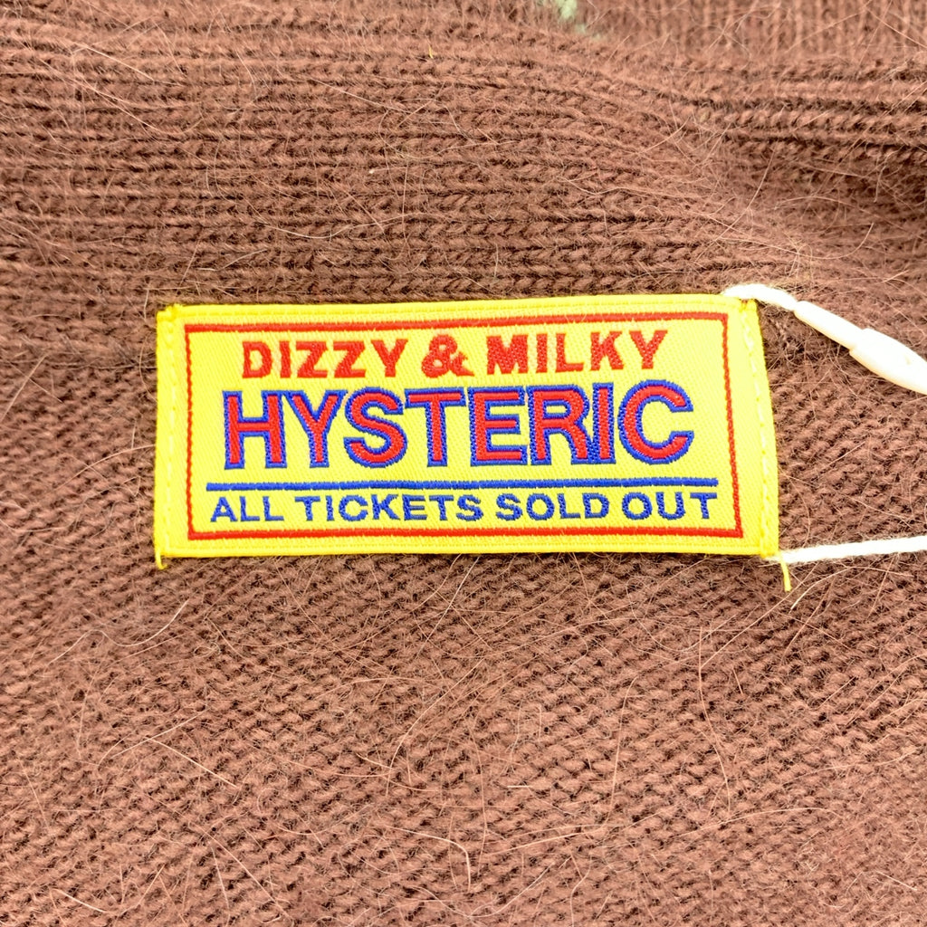 HYSTERIC GLAMOUR / 히스테릭 글래머 | 로고 버튼 니트 카디건 | F | 여성