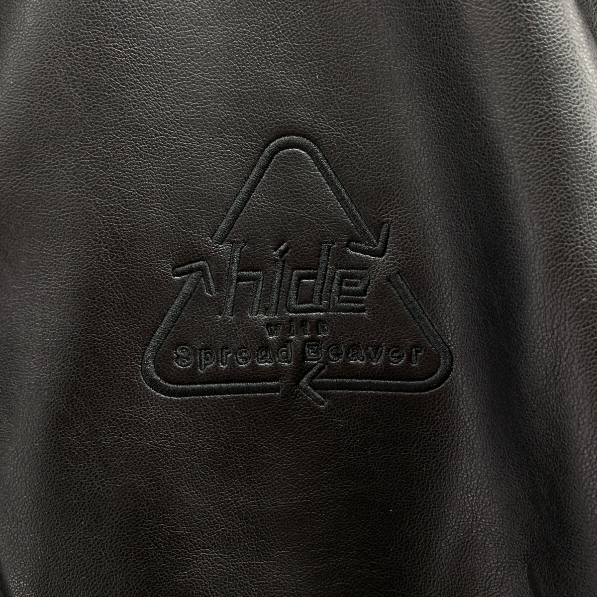 glamb / 그램 | × hide Lamb Leather Line Parka / 로고 사이드 라인 지퍼 오버 재킷 후디 | L | 남성